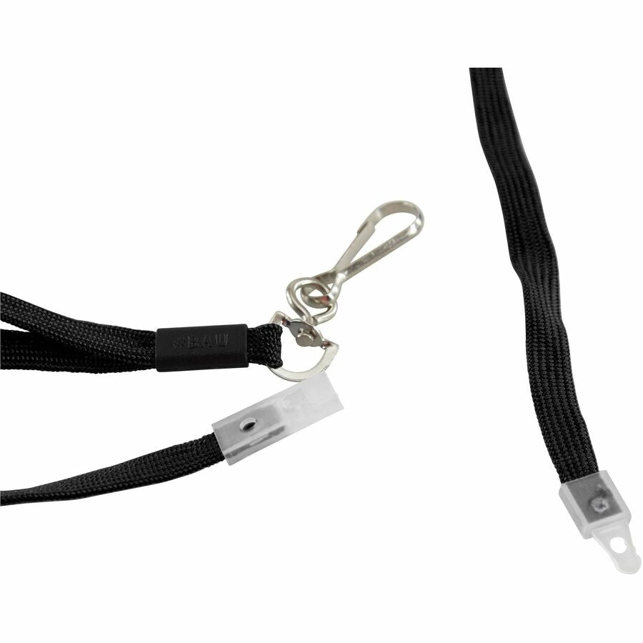 J-Hook Attachment - 0.3" Width x 36" Length - Black - 1 Each