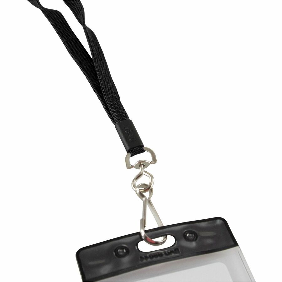 J-Hook Attachment - 0.3" Width x 36" Length - Black - 1 Each