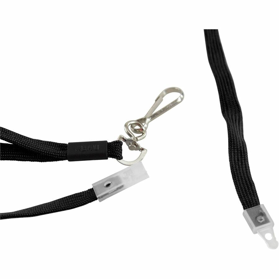 Snap Attachment - 36" Length - Black - Nylon - 12 / Box