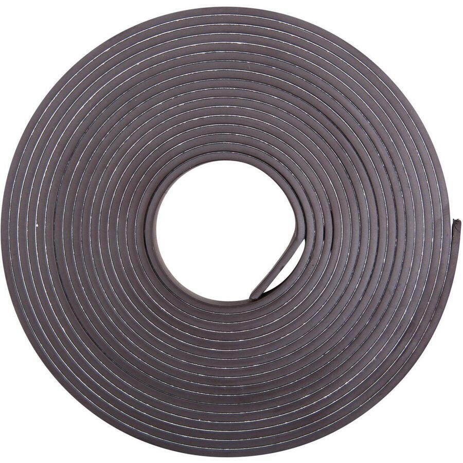 10 ft Length x 0.50" Width - Black, White - Adhesive Backing - For Sign, Photo, Art, Crafting, Project, Picture, Business Card, Office, Room, Home, Classroom, ... Roll - 1 Roll