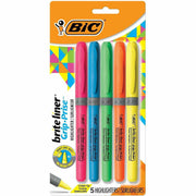 1.6 mm Chisel Marker Point - Fluorescent Assorted Ink - 5 / Set