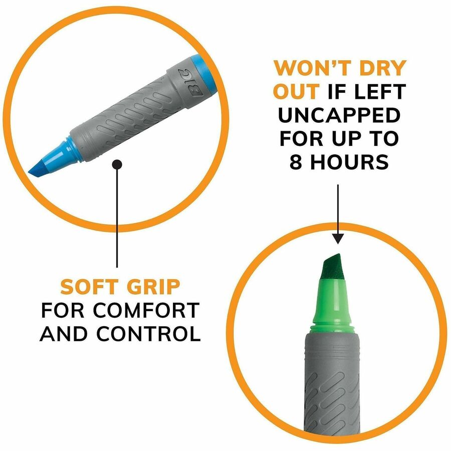 1.6 mm Chisel Marker Point - Fluorescent Assorted Ink - 5 / Set