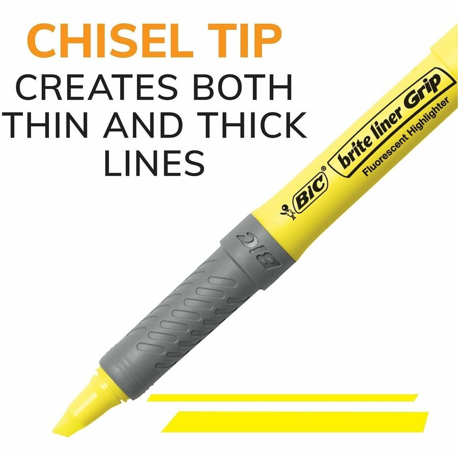 1.6 mm Chisel Marker Point - Fluorescent Assorted Ink - 5 / Set