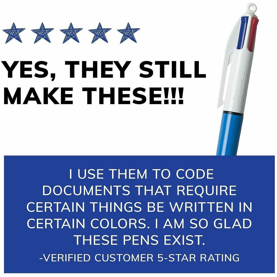 BIC 4-Color Retractable Pen
