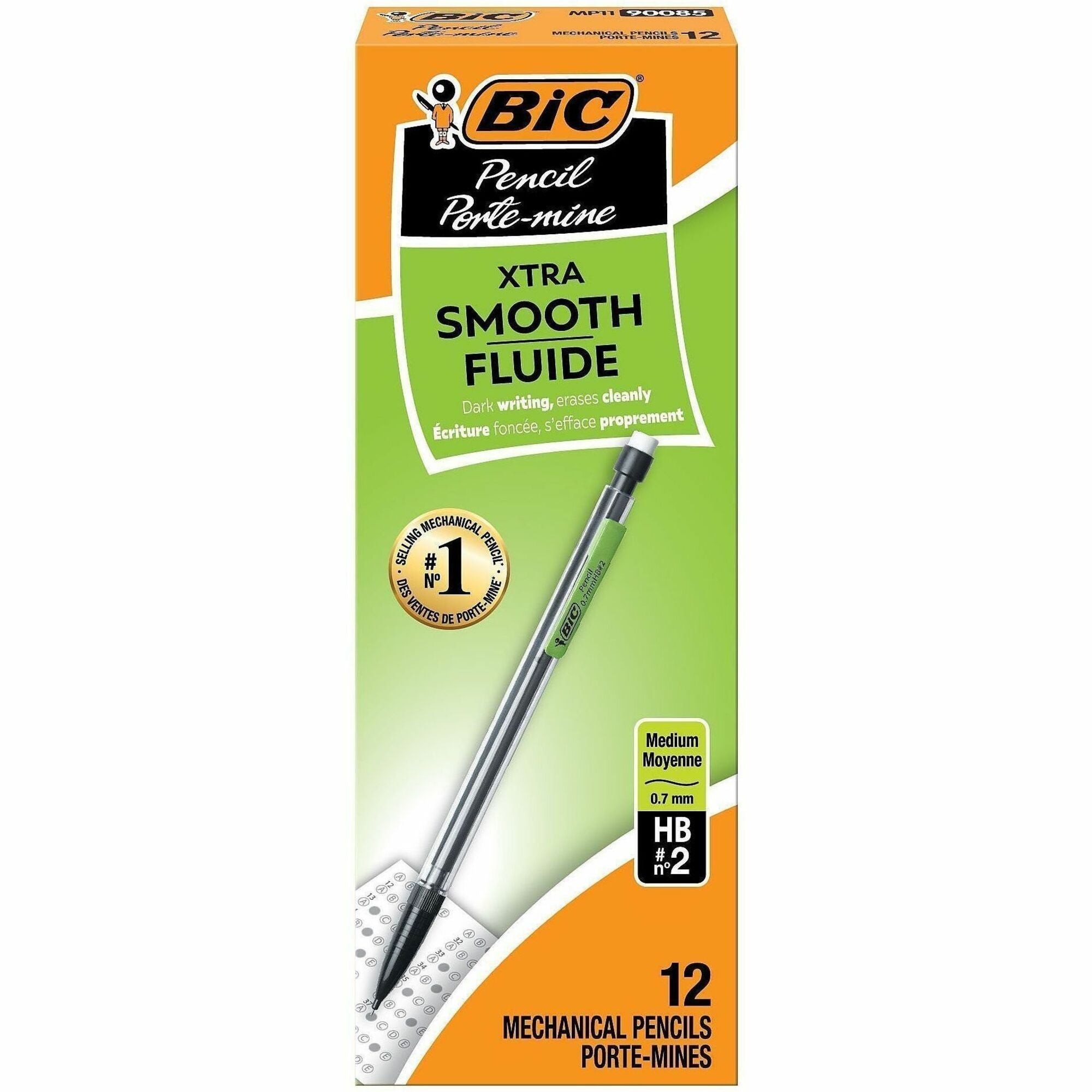 0.7 mm Lead - Refillable - Clear Barrel - 1 Dozen