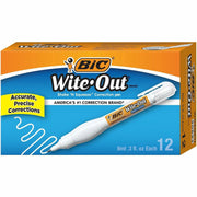 Wite-Out Shake 'n Squeeze Correction Pen - Pen Applicator - 8 mL - White - Fast-drying - 1 Each