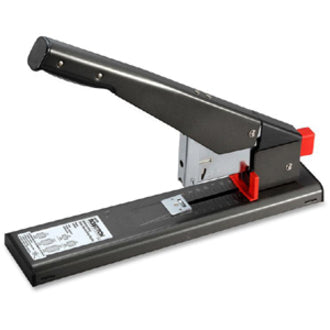Staples Upto 215 Sheet - Holds Upto 215 Staple - Full Strip - Staple Size: 0.25" , 0.37" , 0.50" , 0.63" , 0.81" , 0.94" - 2.75" Throat Depth - Black - Metal, Rubber - 1 Each