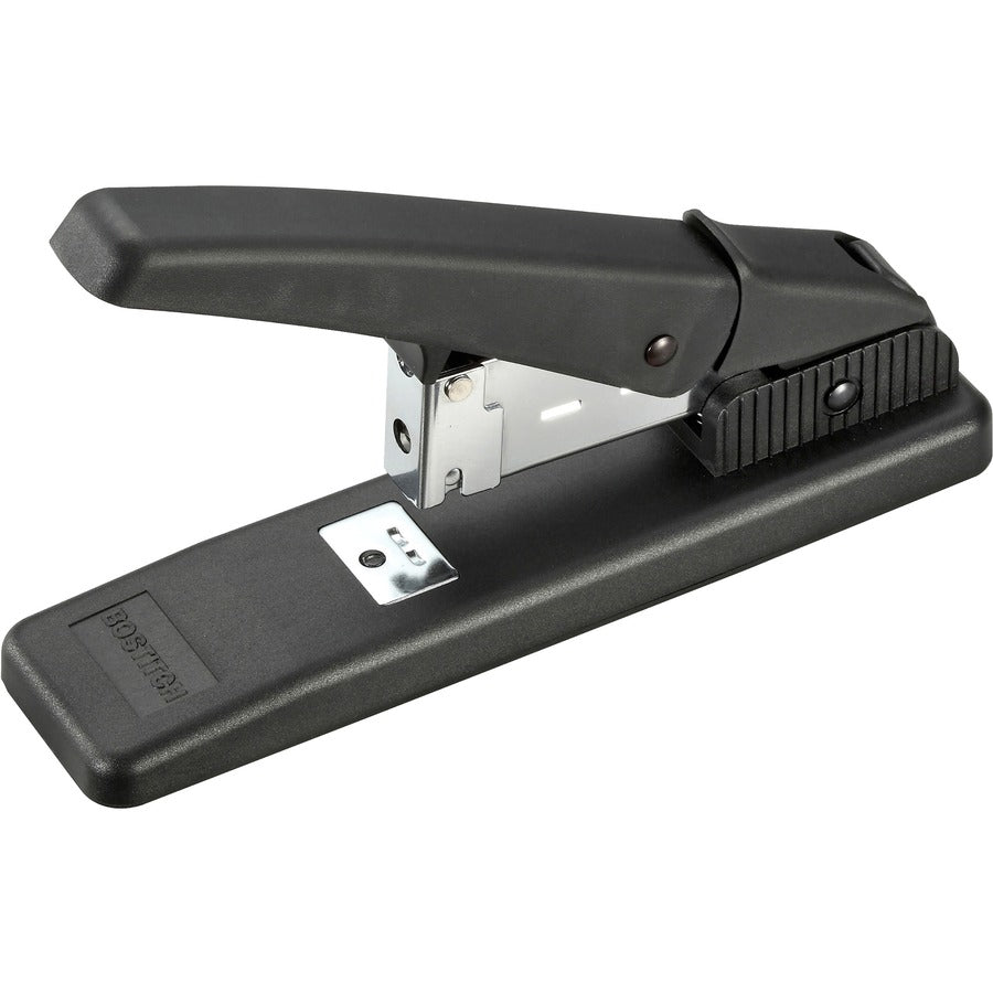 Staples Upto 60 Sheet of 20lb Paper - Staple Size: 0.25" , 0.37" - 2.75" Throat Depth - Black - Rubber - 1 Each