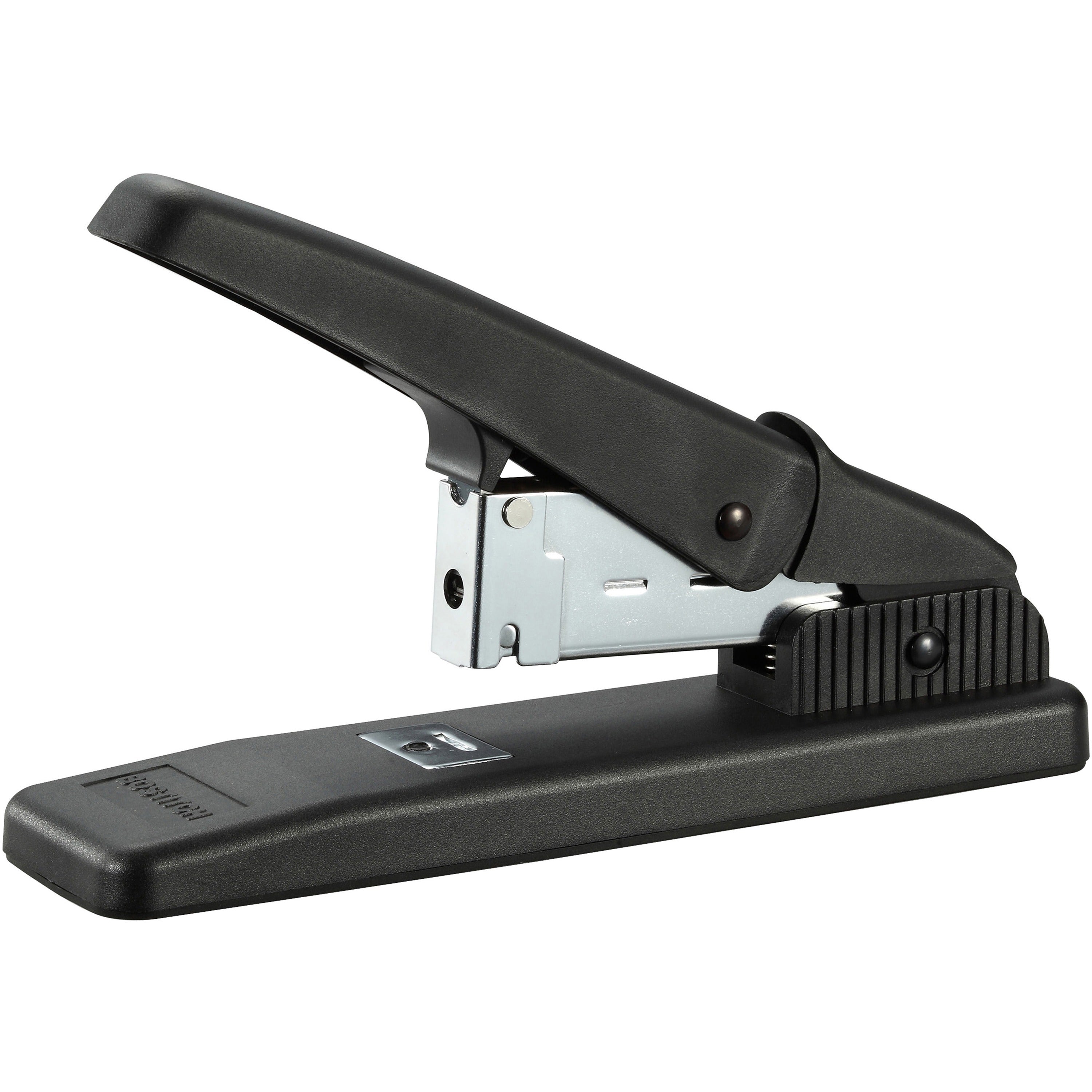 Staples Upto 60 Sheet of 20lb Paper - Staple Size: 0.25" , 0.37" - 2.75" Throat Depth - Black - Rubber - 1 Each
