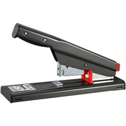 Staples Upto 130 Sheet - Holds Upto 210 Staple - Full Strip - Staple Size: 0.25" , 0.37" , 0.50" , 0.63" - 2.50" Throat Depth - Black - Metal - 1 Each