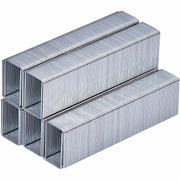 Heavy Duty - 13/16" Leg - 1/2" Crown - Holds 165 Sheet(s) - Chisel Point - Silver - High Carbon Steel - 0.8" Height x 0.5" Width x 0.9" Length - 1000 / Box