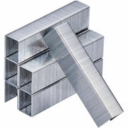 Heavy Duty - 5/8" Leg - 1/2" Crown - Holds 130 Sheet(s) - Chisel Point - Silver - High Carbon Steel - 0.8" Height x 2.7" Width x 3" Length - 1000 / Box