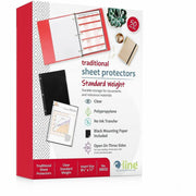 C-Line Sheet Protectors - For Letter 8 1/2" x 11" Sheet - 3 x Holes - Ring Binder - Clear - Poly - 50 / Box