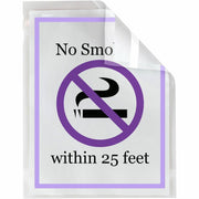 8 1/2" x 11" - Polypropylene - Clear - Peel & Stick - 1 Pack