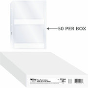 4 Capacity - 4" Width x 6" Length - 3-ring Binding