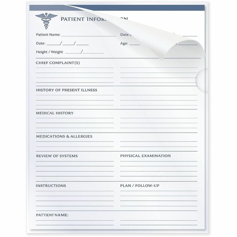 C-Line Letter Project File - 8 1/2" x 11" - Polypropylene - Clear - Heavyweight - 25 / Box