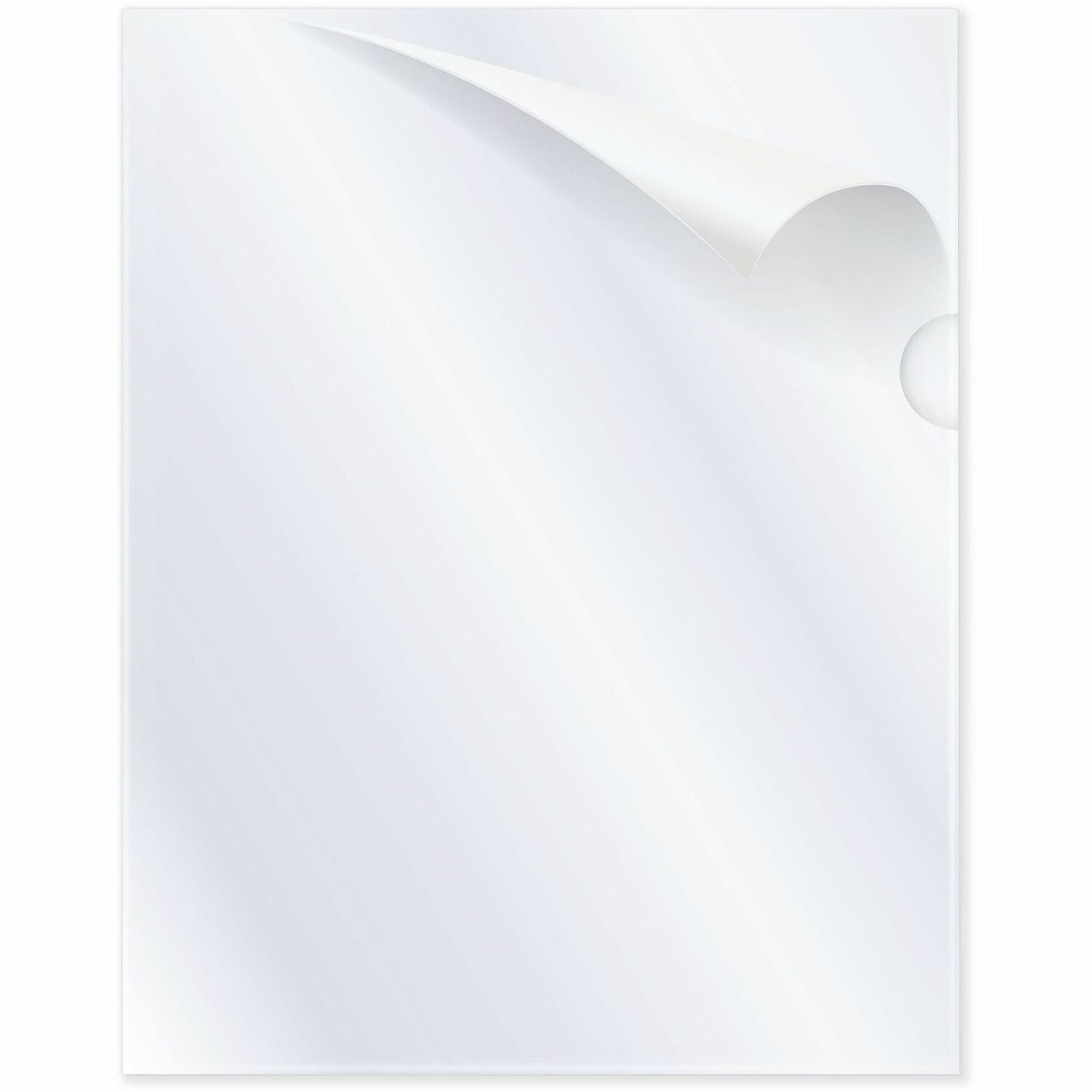 C-Line Letter Project File - 8 1/2" x 11" - Polypropylene - Clear - Heavyweight - 25 / Box