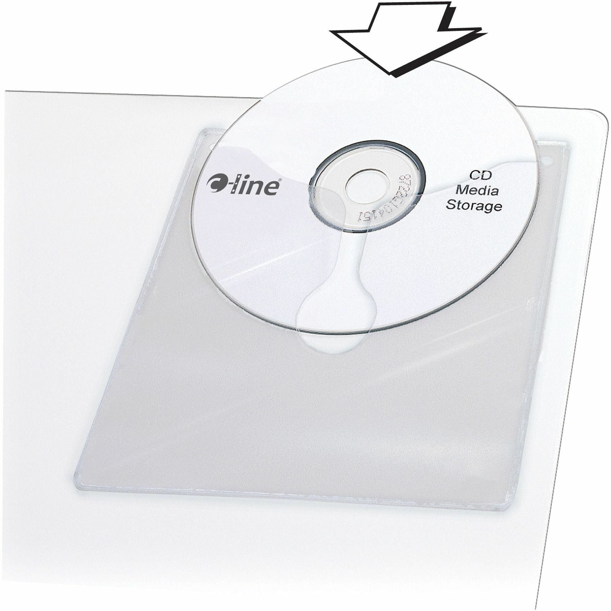 1 x CD/DVD Capacity - Clear - Polypropylene - 1 Pack