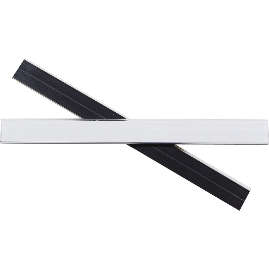 C-Line Magnetic Shelf/Bin Label Holders - 0.5" Width x 6" Length - Plastic - Clear - 10 / Box