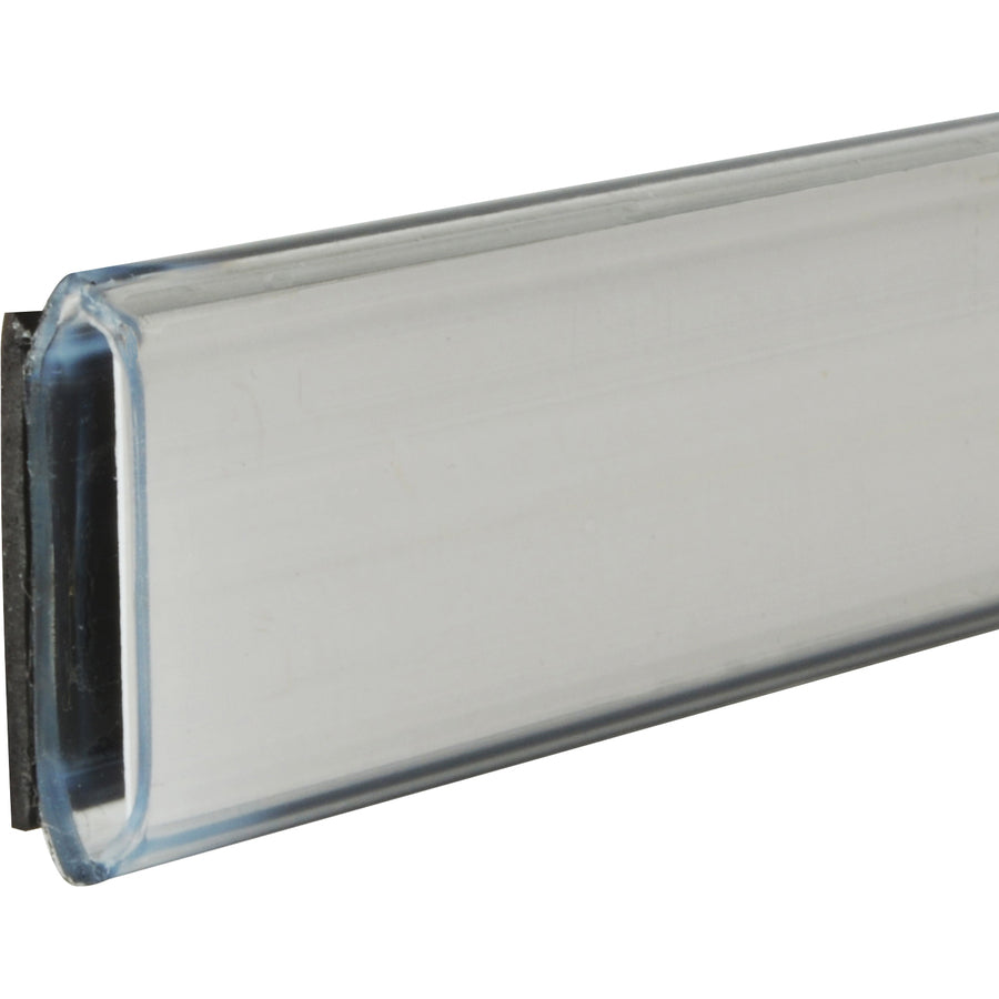 C-Line Magnetic Shelf/Bin Label Holders - 0.5" Width x 6" Length - Plastic - Clear - 10 / Box