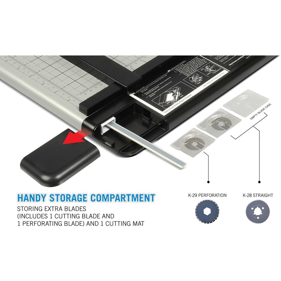 CARL Heavy-Duty Metal Base 18" Paper Trimmer
