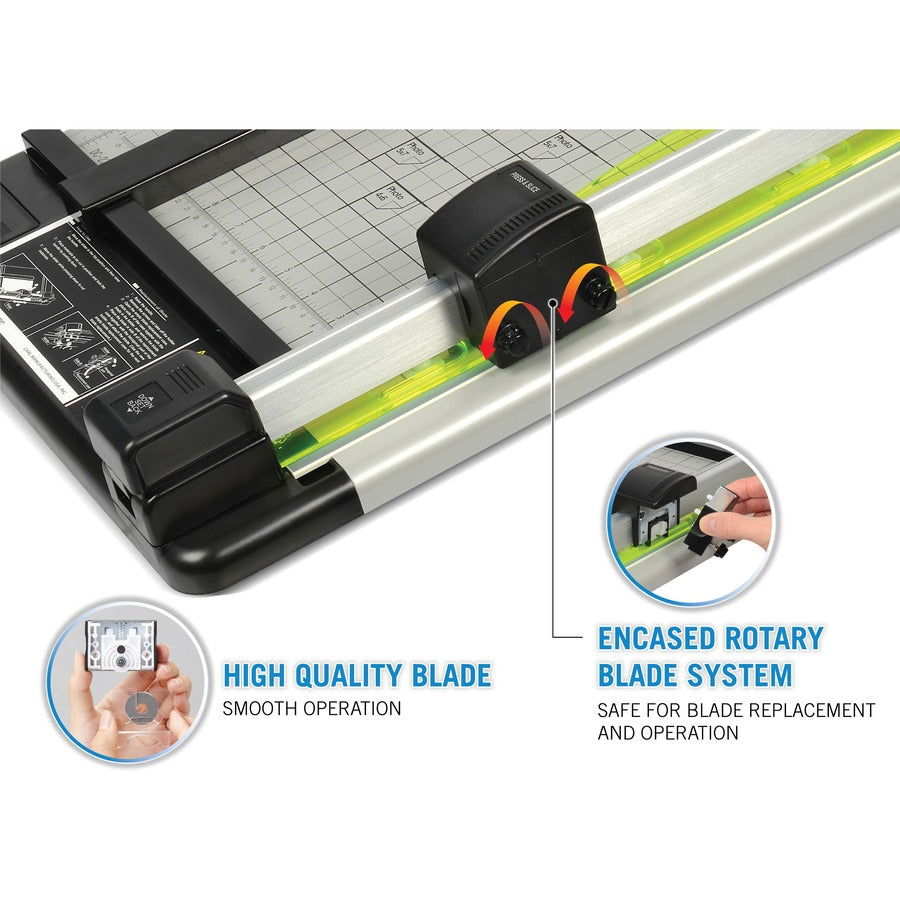 CARL Heavy-Duty Metal Base 18" Paper Trimmer