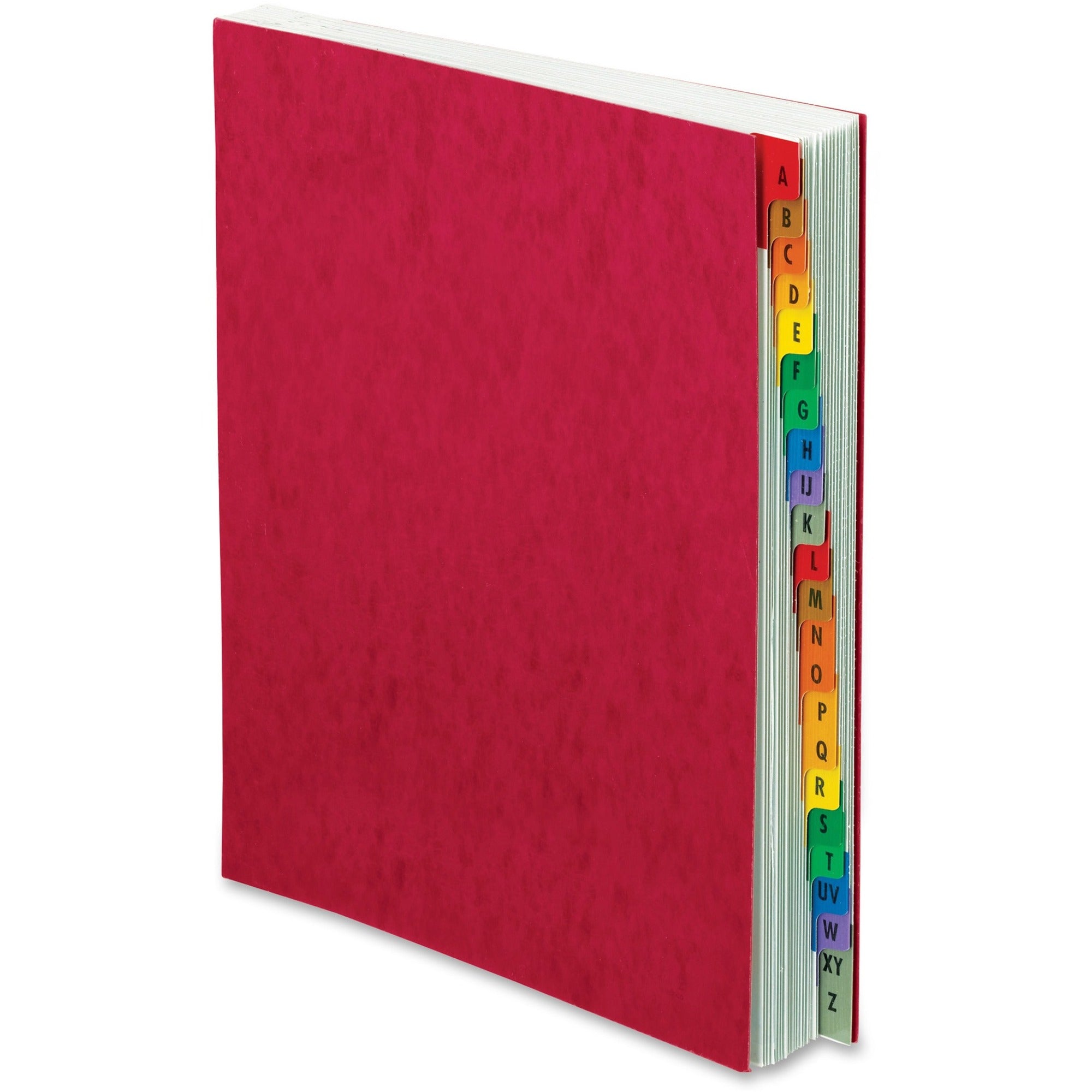 Pendaflex A-Z Oxford Desk File/Sorters - 20 Printed Tab(s) - Character - A-Z - Red Divider - Multicolor Mylar Tab(s) - 65% Recycled - Moisture Resistant, Soil Resistant, Reinforced Gusset - 1 Each