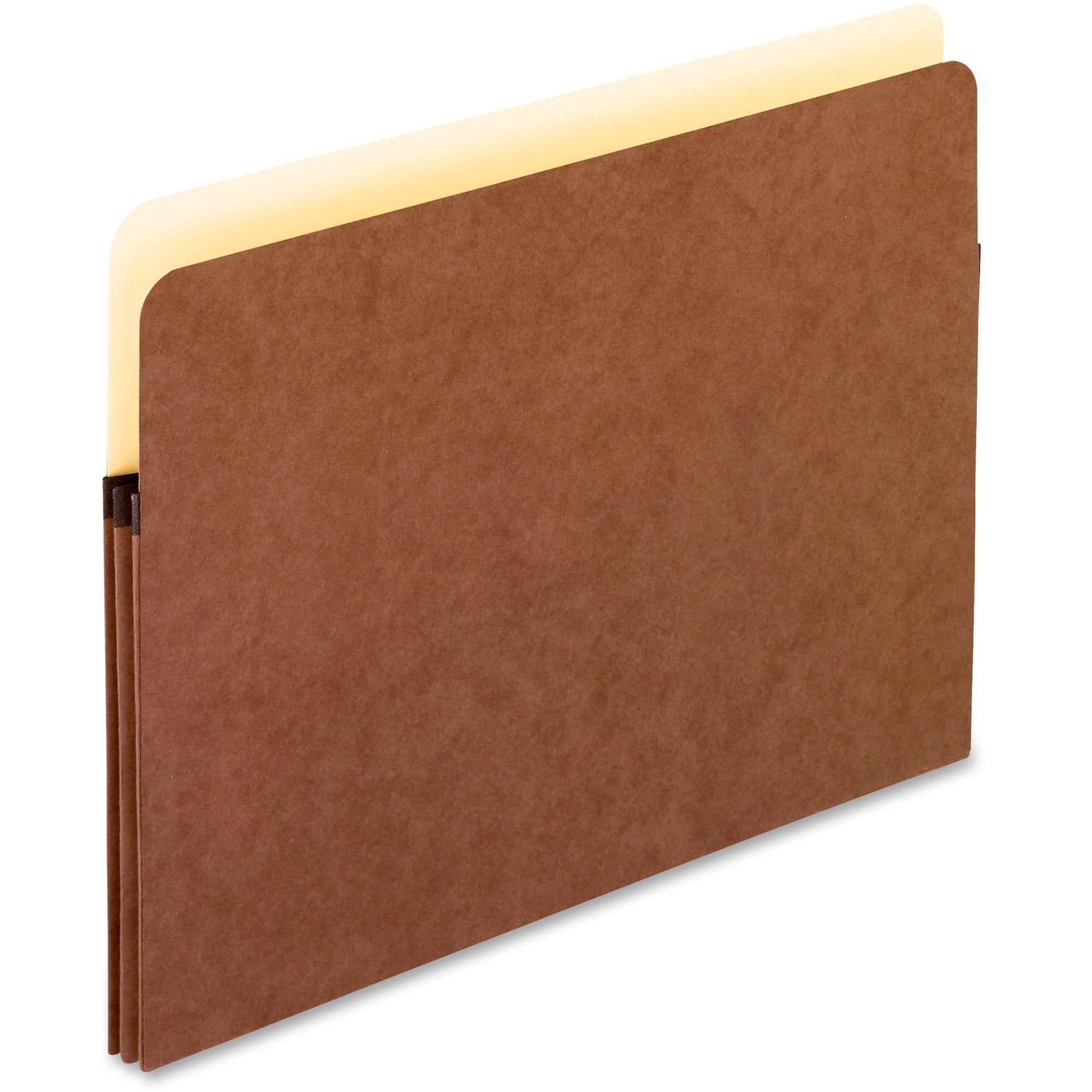 Pendaflex Letter Recycled Expanding File - 8 1/2" x 11" - 1 3/4" Expansion - Manila, Tyvek, Red Fiber - Tyvek Gusset - 30% Recycled - 25 / Box