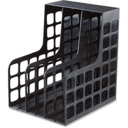 2 Divider(s) - Black - Plastic - 1 Each