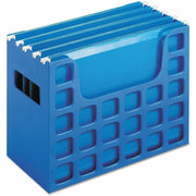 Pendaflex Plastic Desktop Letter Hanging File - 9.50" Height x 12.19" Width x 6" Depth - Desktop, Counter - Blue - Plastic - 1 Each