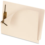 Pendaflex Letter Recycled End Tab File Folder - 8 1/2" x 11" - 2 Fastener(s) - 2" Fastener Capacity - 11 pt. - Manila - Acid-free - 10% Recycled - 50 / Box
