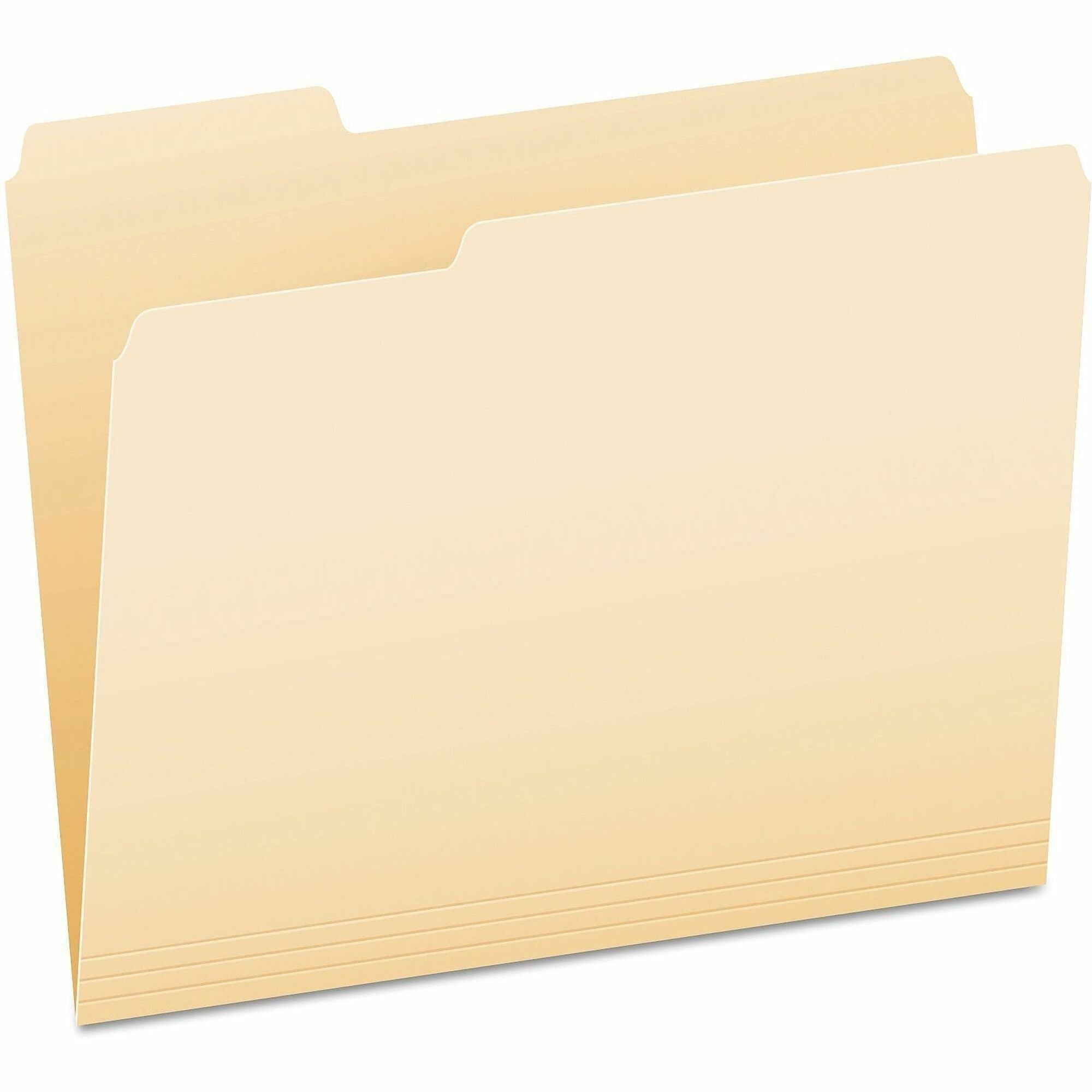 8 1/2" x 11" - 3/4" Expansion - 11 pt. - 1 Plys - Manila - Manila - Corner - 100 / Box
