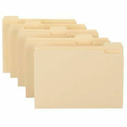 8 1/2" x 11" - 3/4" Expansion - Top Tab Location - Assorted Tab Position - 11 pt. - 1 Plys - Manila - Manila - Corner - 10% Recycled - 100 / Box