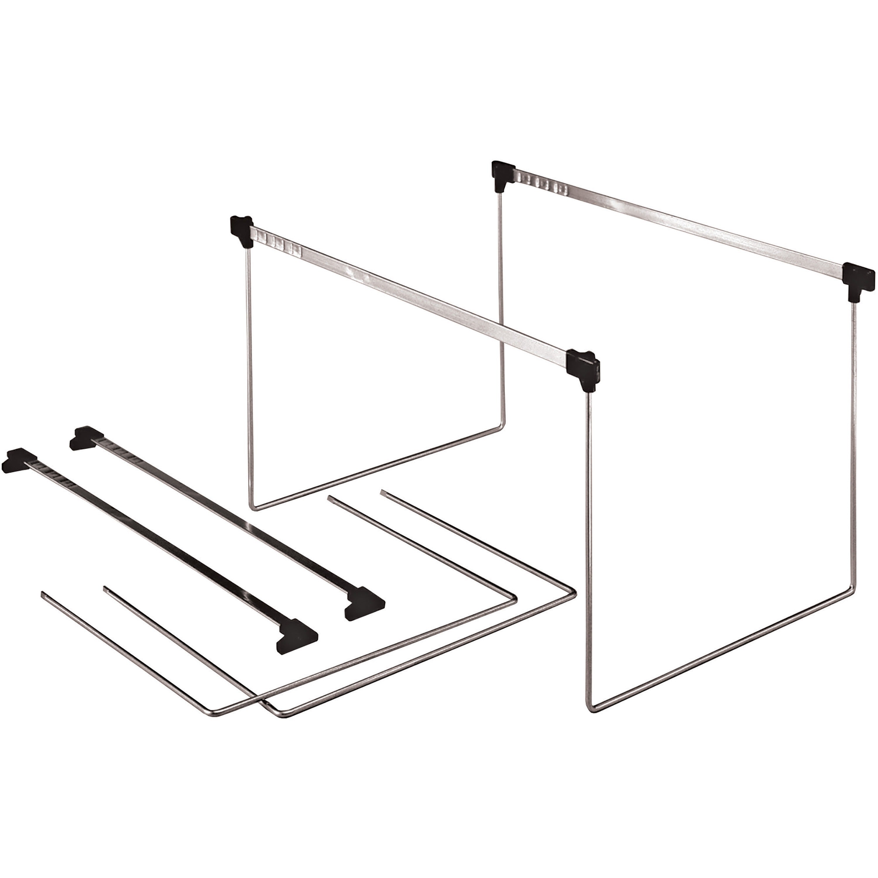 Letter - 14" to 18" Long - Steel - Stainless Steel - 2 / Box