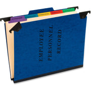 9 1/2" x 11 3/4" - 2" Expansion - 1" for Folder - 5 Divider(s) - 20 pt. - Pressguard - Blue - 65% Recycled - 1 Each