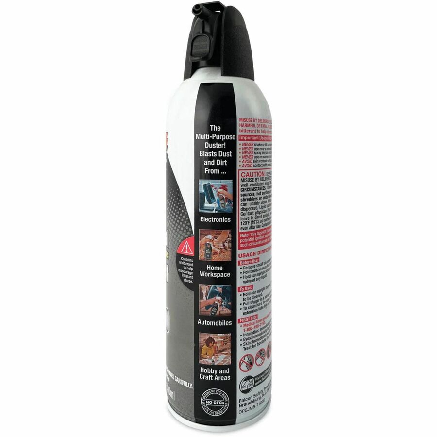 Falcon Dust-Off Jumbo Disposable Dusters - Ozone-safe, Moisture-free - Gray - 2 / Pack