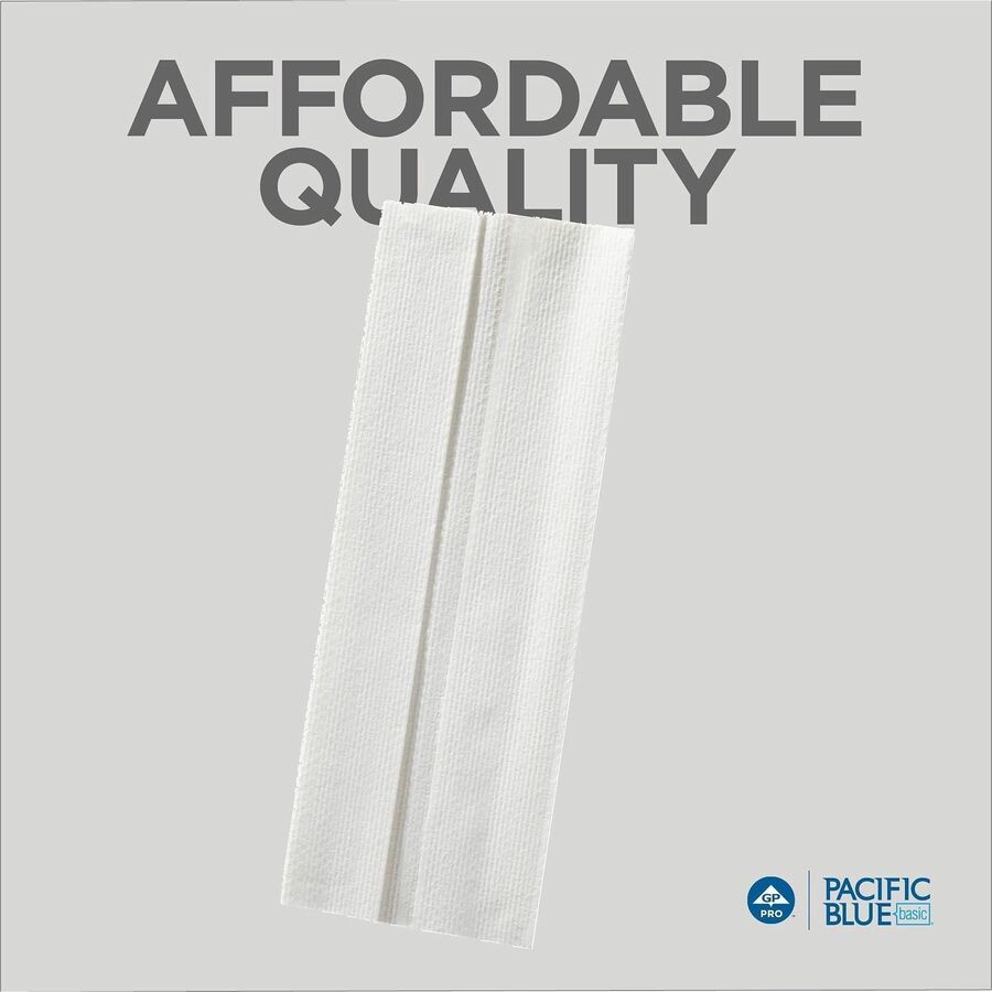 10.10" Width x 12.70" Length - White - 240/Pack - 10 / Carton