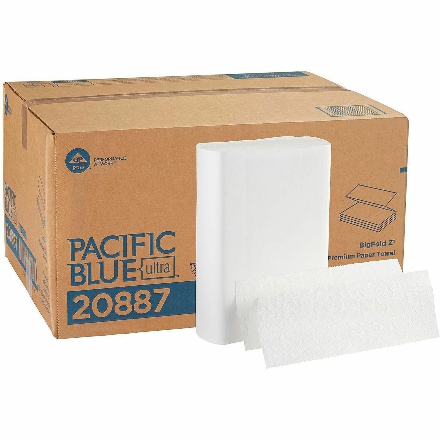 1 Ply - 10.40" Width x 10.80" Length - White - 220/Pack - 12 / Carton