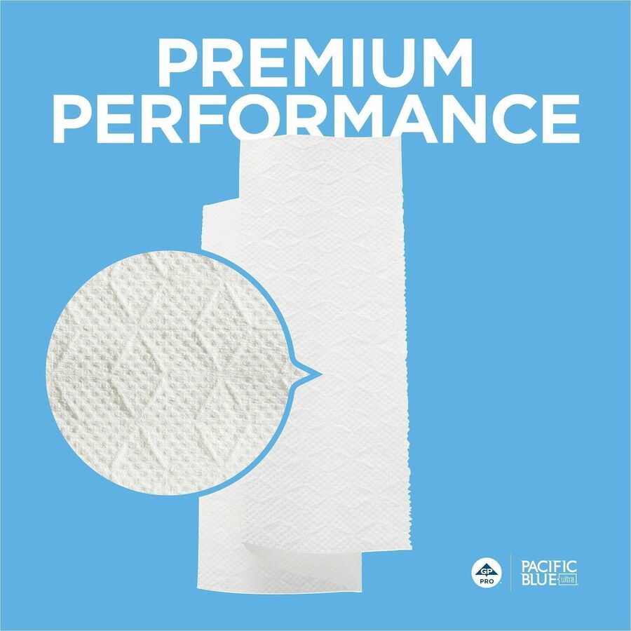 1 Ply - 10.40" Width x 10.80" Length - White - 220/Pack - 12 / Carton