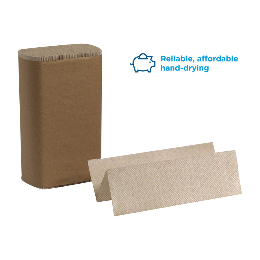9.50" Width x 9.25" Length - Brown - 250/Pack - 16 / Carton