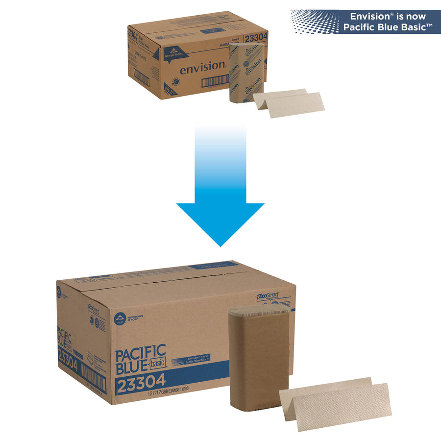 9.50" Width x 9.25" Length - Brown - 250/Pack - 16 / Carton