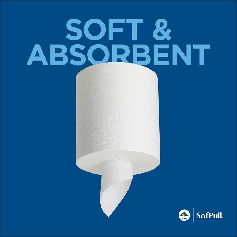 1 Ply - 15" Width x 7.80" Length - 320 Sheets/Roll - White - 6 / Carton