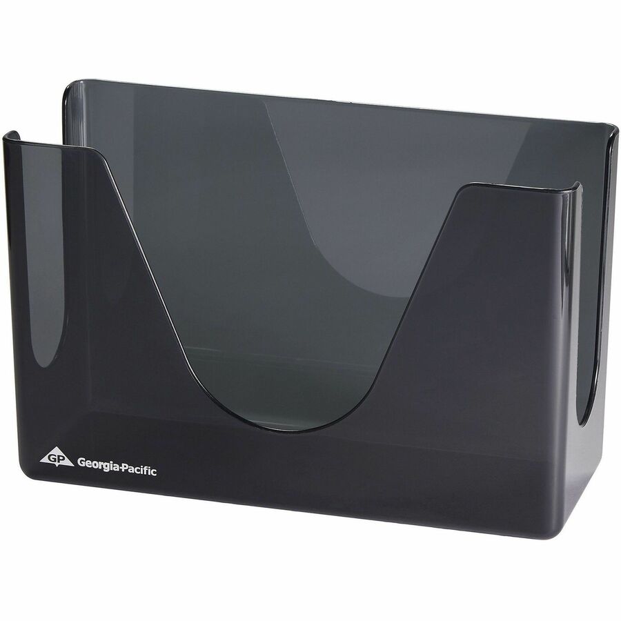Georgia-Pacific Countertop C-Fold/M-Fold Paper Towel Dispenser - C Fold, Multifold Dispenser - 7" Height x 11" Width x 4.4" Depth - Plastic - Smoke - Durable, Washable - 1 Each
