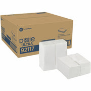 1 Ply - 17" Width x 17" Length - White - Paper - 100/Box - 4 / Carton