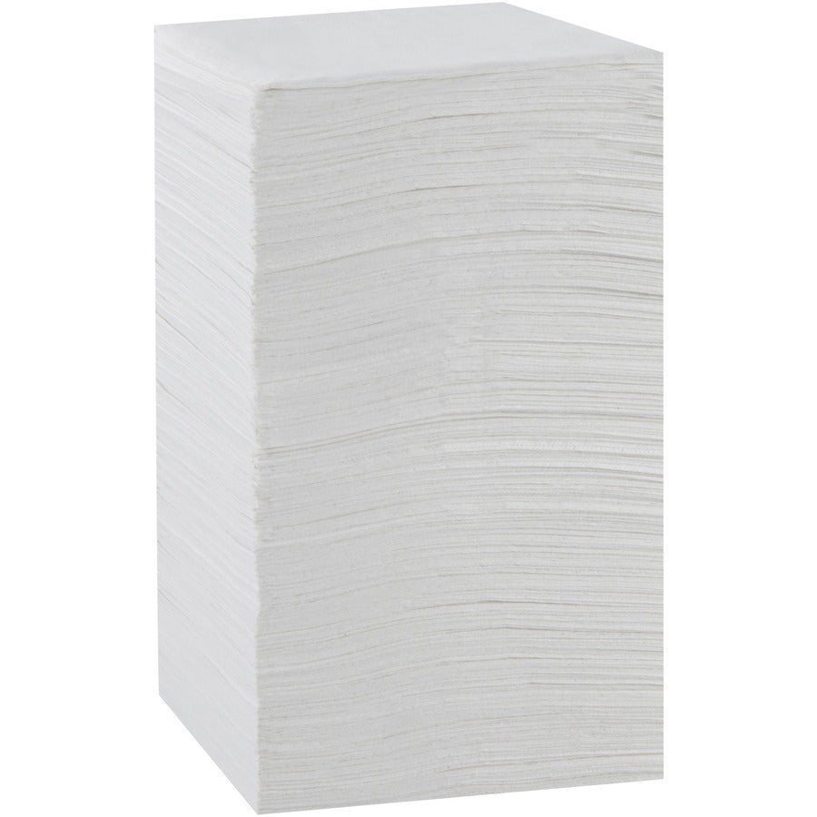 Dixie 1/4-Fold Beverage Napkin - 1 Ply - 9.50" Width x 9.50" Length - White - 500 / Pack