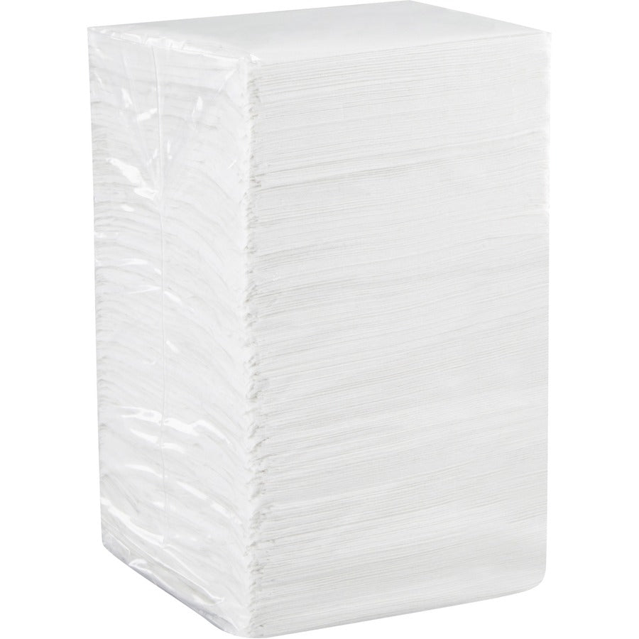 Dixie 1/4-Fold Beverage Napkin - 1 Ply - 9.50" Width x 9.50" Length - White - 500 / Pack