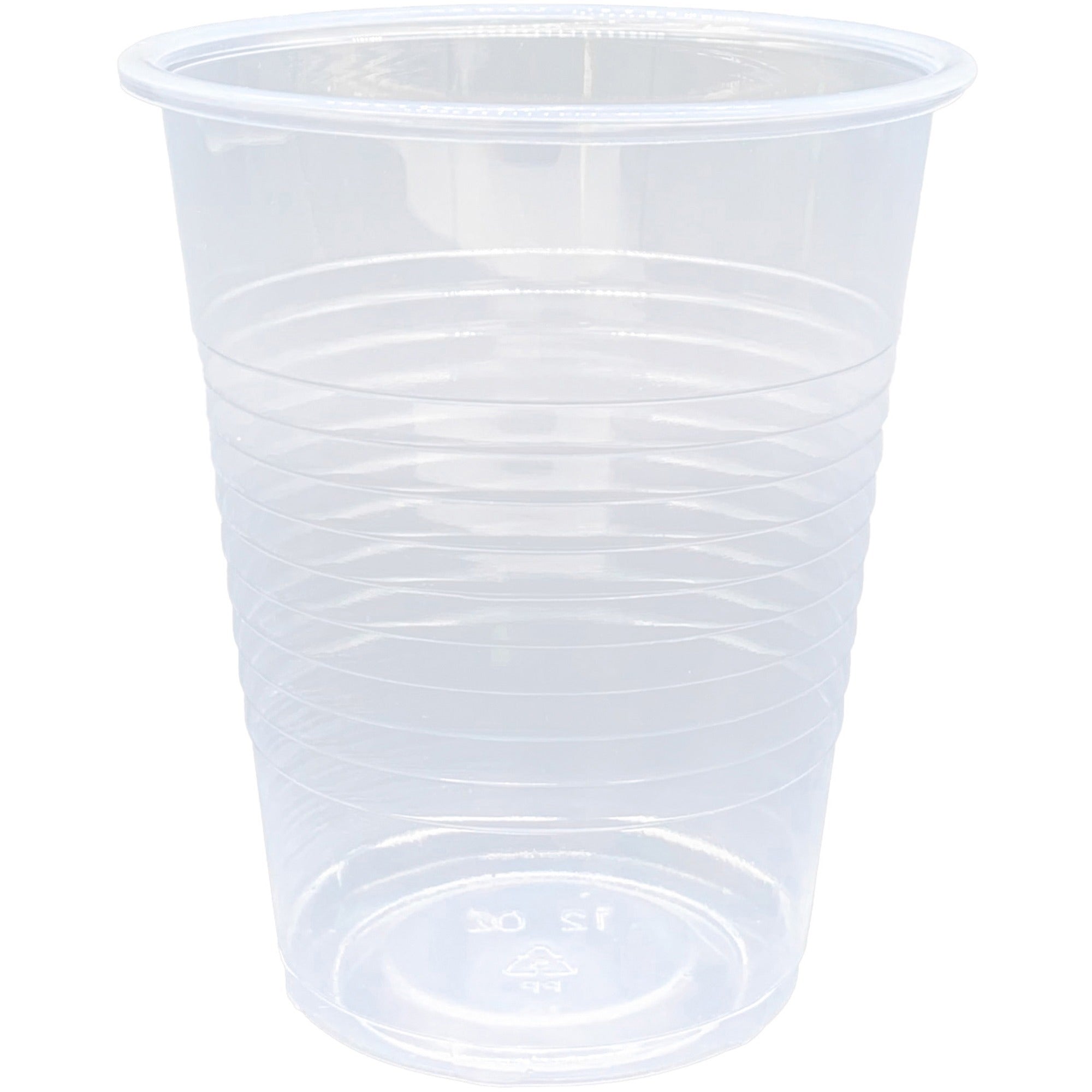 12 fl oz - Clear - Plastic - Cold Drink - 100/Pack - 10 / Carton
