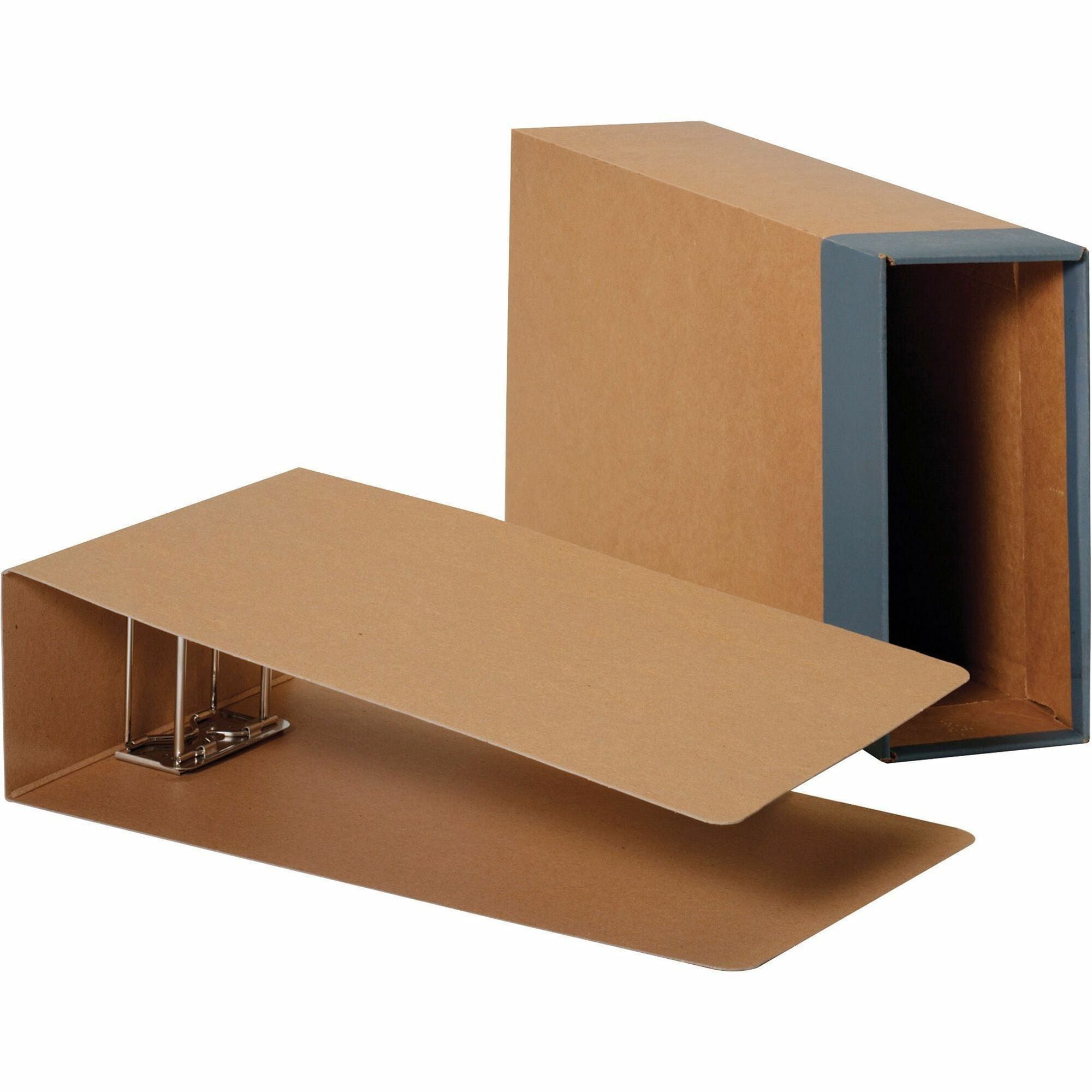 Pendaflex Columbia Binding Cases - External Dimensions: 9.5" Width x 15.9" Depth x 4.6" Height - Media Size Supported: Legal - Fiberboard, Kraft - Brown - For Document - Recycled - 1 Each