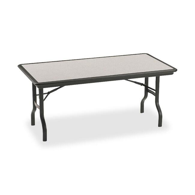 IndestrucTable® Ultimate Folding Table, Gray Granite - 30" x 96"