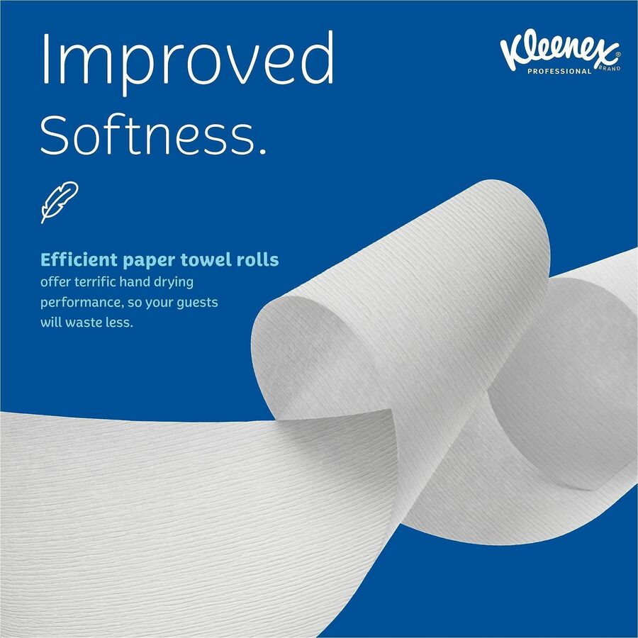 8" Width x 425 ft Length - White - Paper - 1 Carton